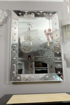 Custom Beveled Ponti Mirror with Pie Crust Edge - 3105650