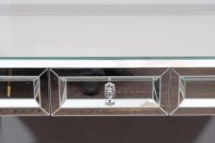 Custom Beveled Starphire Mirror Vanity Desk - 3121199