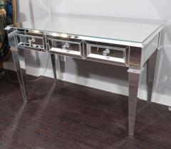 Custom Beveled Starphire Mirror Vanity Desk - 3121201