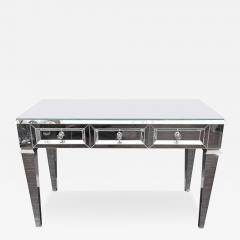 Custom Beveled Starphire Mirror Vanity Desk - 3124044