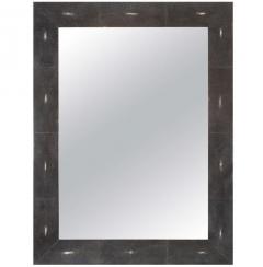 Custom Black Shagreen Mirror - 4530990