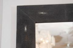 Custom Black Shagreen Mirror - 4530992