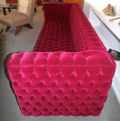 Custom Carmen Capitone Tufted Velvet Sofa - 383663