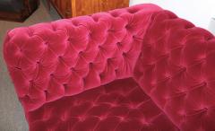 Custom Carmen Capitone Tufted Velvet Sofa - 383664