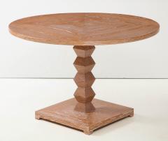 Custom Cerused Oak Center Table inspired by French 1940s Design - 1151660
