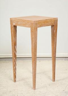 Custom Cerused Oak Table on Tapered Legs - 1048994