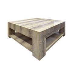 Custom Design Coffee Table Covered In Beige Python ca 2012 - 1424041