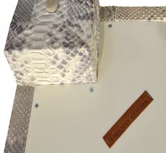 Custom Design Coffee Table Covered In Beige Python ca 2012 - 1424047