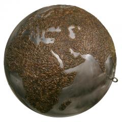 Custom Fabricated Steel and Copper Globe for Soft Drink Ad USA 1994 - 711620