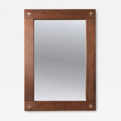 Custom French Empire Style Walnut Mirror - 1640639