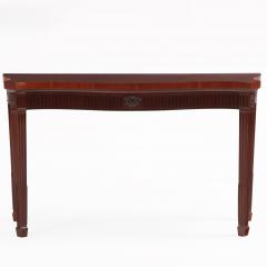 Custom Georgian Style Mahogany Console Table C 1960  - 4329409