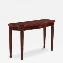 Custom Georgian Style Mahogany Console Table C 1960  - 4332499