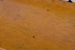 Custom German Burlwood and Steel Credenza - 239884