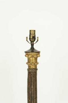 Custom Giltwood Column Table Lamp - 2389772