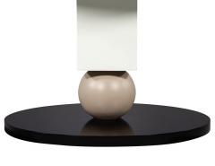 Custom Glass Top Modern Dining Table - 1994750