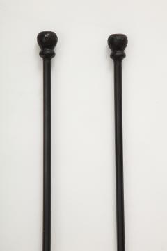 Custom Hand Forged Iron Finial Fire Poker and Shovel - 1869260