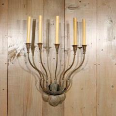 Custom Hand Forged Iron Fisher Sconce with Five Lights - 2255157