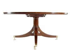 Custom Handmade Round Mahogany Dining Table - 3936979