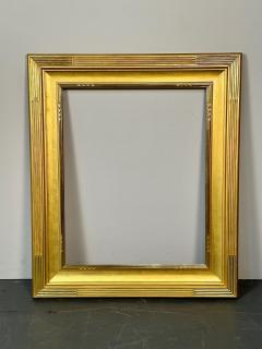 Custom Hollywood Regency Style Carved Giltwood Mirror Painting Frame - 3022074