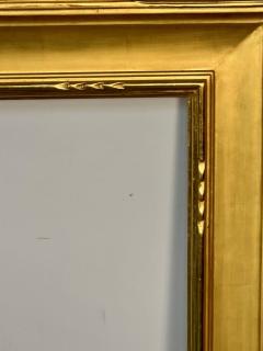 Custom Hollywood Regency Style Carved Giltwood Mirror Painting Frame - 3022079