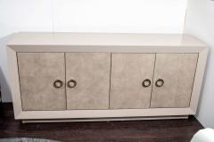 Custom Lacquered Sideboard with Faux Shagreen Doors - 3113751