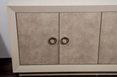 Custom Lacquered Sideboard with Faux Shagreen Doors - 3113752