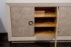 Custom Lacquered Sideboard with Faux Shagreen Doors - 3113753
