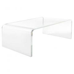 Custom Lucite Waterfall Table 70 wide x 48 deep x 17 5 tall Salt Lake City - 4380780