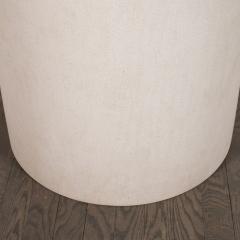 Custom Made Industrial Modernist Concrete Cylindrical Pedestal - 1560322