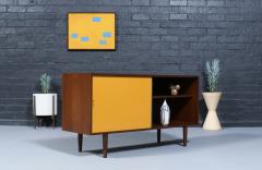 Custom Made Multi Color Lacquered Walnut Credenza by Danish Modern LA - 4430070