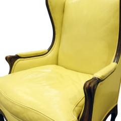 Custom Made Regency Style Wing Chair 1950s signed  - 746717