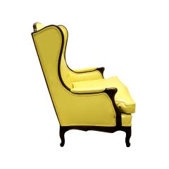 Custom Made Regency Style Wing Chair 1950s signed  - 746719