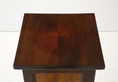 Custom Made Walnut And Burl wood Pedestal - 4716152