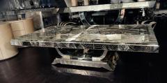 Custom Majestic French Art Deco Style Mirrored Table - 3096704