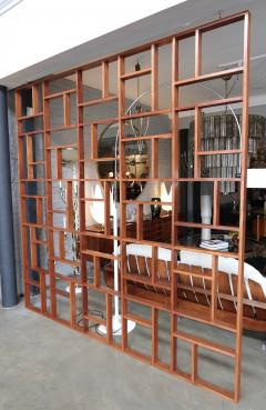 Custom Midcentury Style Geometric Room Divider - 274002