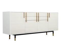 Custom Modern White Buffet Sideboard - 1998272