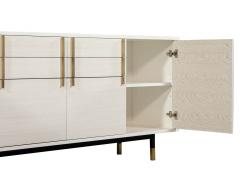 Custom Modern White Buffet Sideboard - 1998275