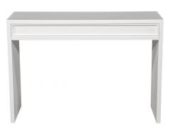 Custom Modern White Console Table - 1835445