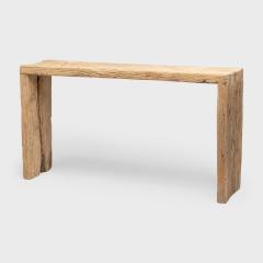 Custom Natural Reclaimed Elm Waterfall Table - 4175994