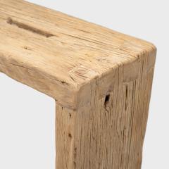 Custom Natural Reclaimed Elm Waterfall Table - 4175995