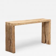 Custom Natural Reclaimed Elm Waterfall Table - 4178847