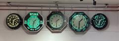 Custom Neon Wurlitzer Wall Clock Art Deco - 3810983