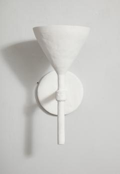 Custom Pair Cone Shaped Plaster Sconces in the Giacometti manner 21st c - 1106279