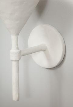 Custom Pair Cone Shaped Plaster Sconces in the Giacometti manner 21st c - 1106283