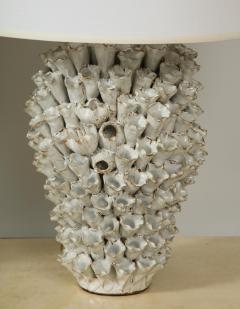 Custom Pair of Barnacle Ceramic Lamps - 1920909