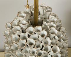 Custom Pair of Barnacle Ceramic Lamps - 1920912