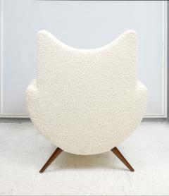 Custom Pair of Sculptural Mid Century Modern Style Lounge Chairs - 4699819