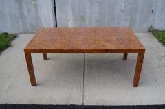 Custom Parsons Coffee Table in Walnut Burlwood - 102485