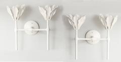 Custom Plaster Fleur Sconces - 1915476