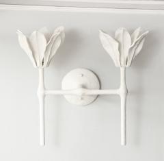 Custom Plaster Fleur Sconces - 1915536